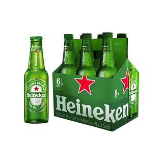 Cerveza Sixpack Botella Heineken 