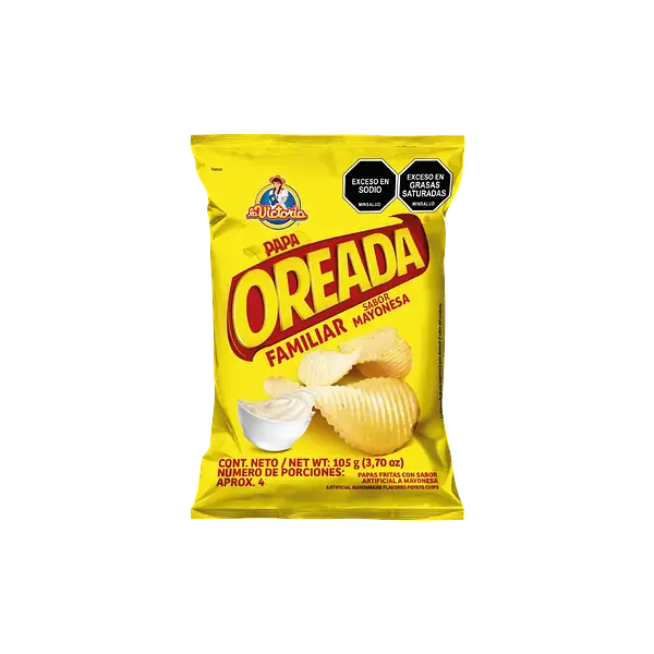 Papa Oreada Mayonesa La Victoria