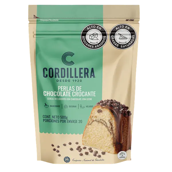 Perlas De Chocolate Crocante Cordillera