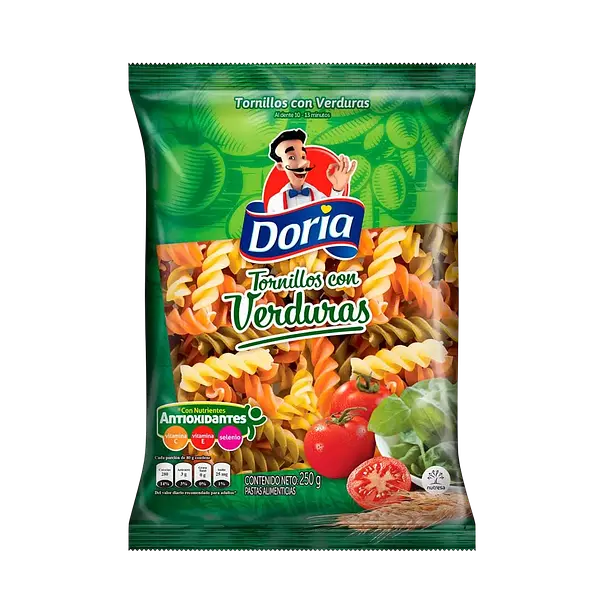 Pasta Tonillos De Verduras Doria