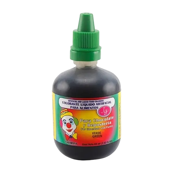 Color Liquido Verde Super Gotero