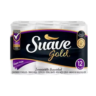 Papel Higienico TripleHoja Suave Gold