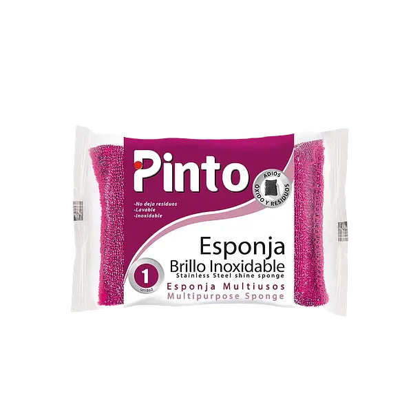 Esponja Brillo Inoxidable Pinto