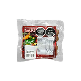 Salchicha Parrilla Becker 