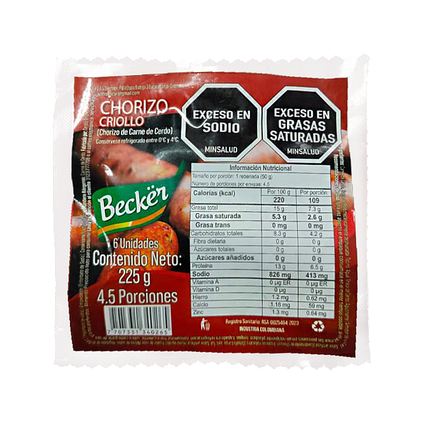 Chorizo Mini Becker