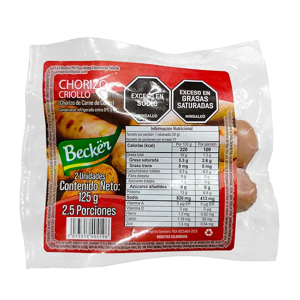 Chorizo Duo Becker