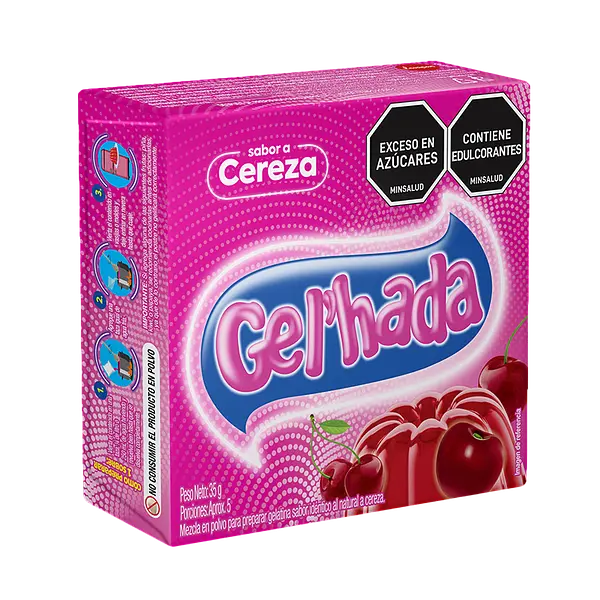 Gelatina De Cereza Gelhada