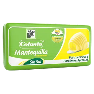 Mantequilla Sin Sal Colanta