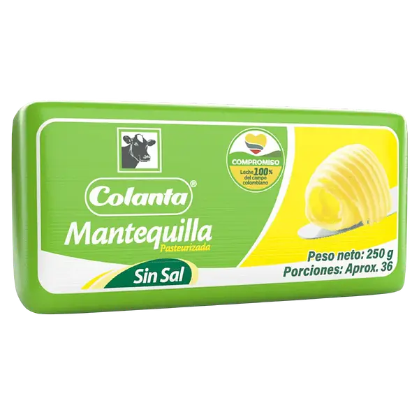 Mantequilla Sin Sal Colanta