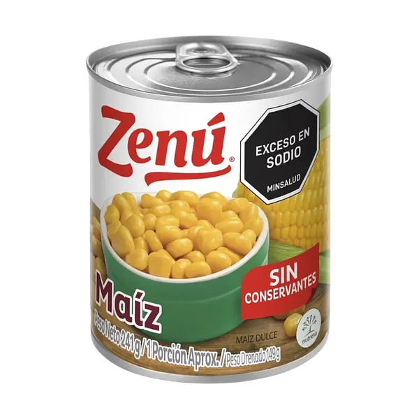 Maiz Tierno Lata Zenu