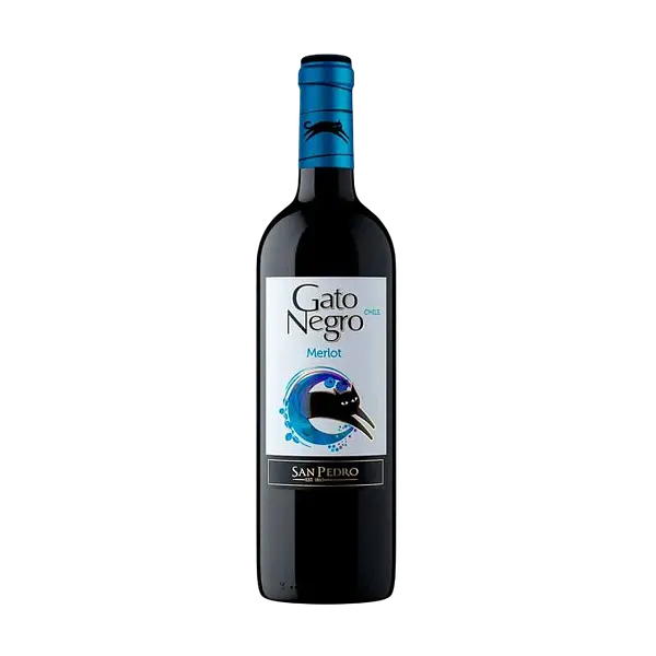 Vino Merlot Gato Negro