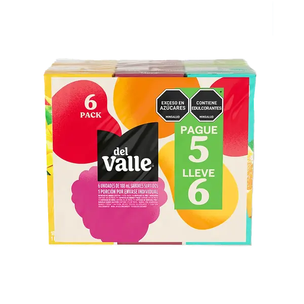 Jugo Del Valle Frutal Pg 5 Llv 6 Surtido