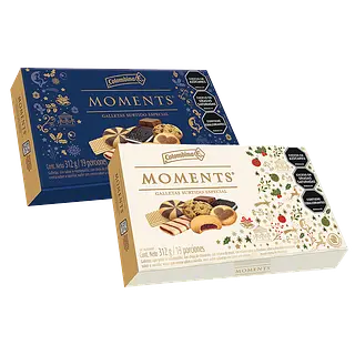Galleta Moments Caja (azul-roja)