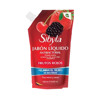 Jabon Liquido Frutos Rojos Sibyla