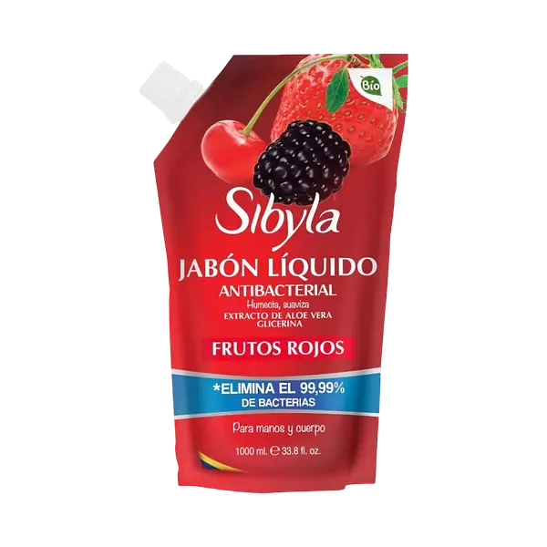 Jabon Liquido Frutos Rojos Sibyla