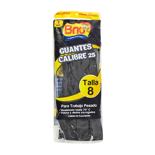 Guantes Latex T-8 Calibre25