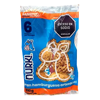 Pan Hamburguesa Parmesano Nurki