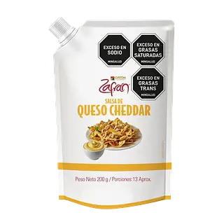 Salsa Queso Cheddar Zafran 