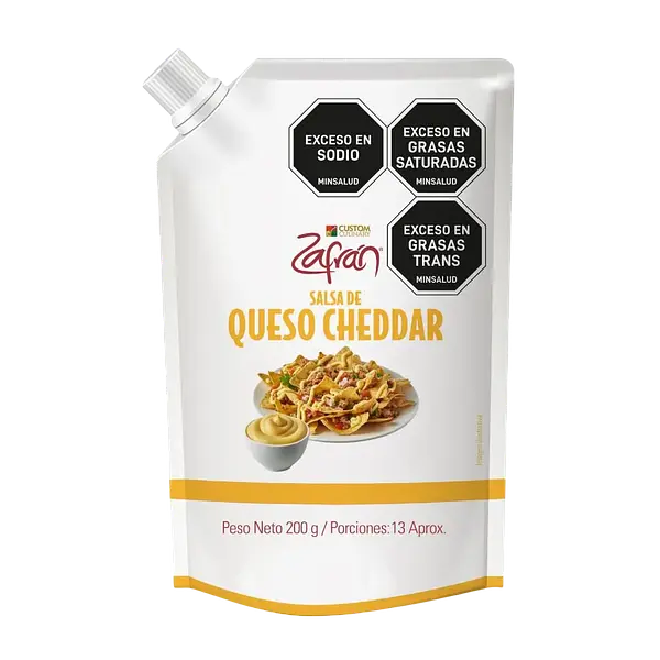 Salsa Queso Cheddar Zafran 