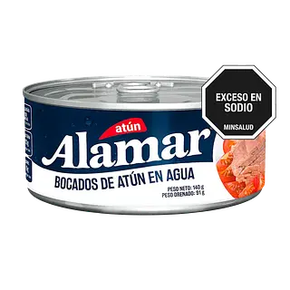 Atun Bocados Agua Alamar
