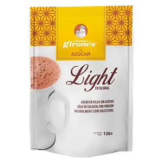 Chocolate Polvo Light CLasico Sin Azucar Girones