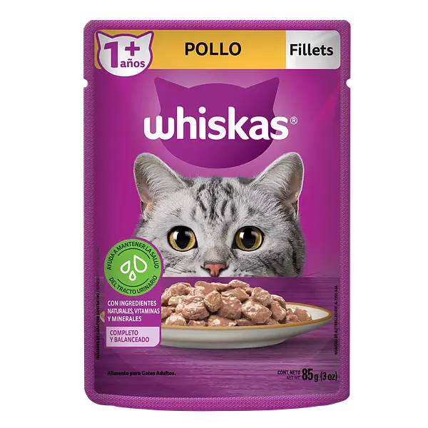 Alimento Humedo Pouch Pollo Whiskas