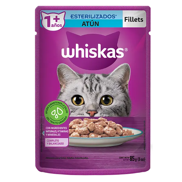 Alimento Humedo Pouch Atún Whiskas