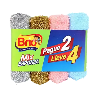 Esponja Mix Pg2Llv4 Brio