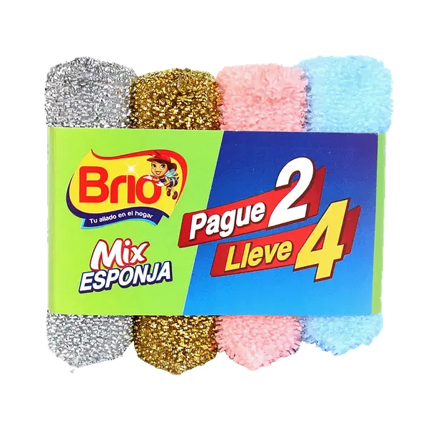 Esponja Mix Pg2Llv4 Brio