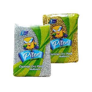 Esponja Oro/Plata Piter