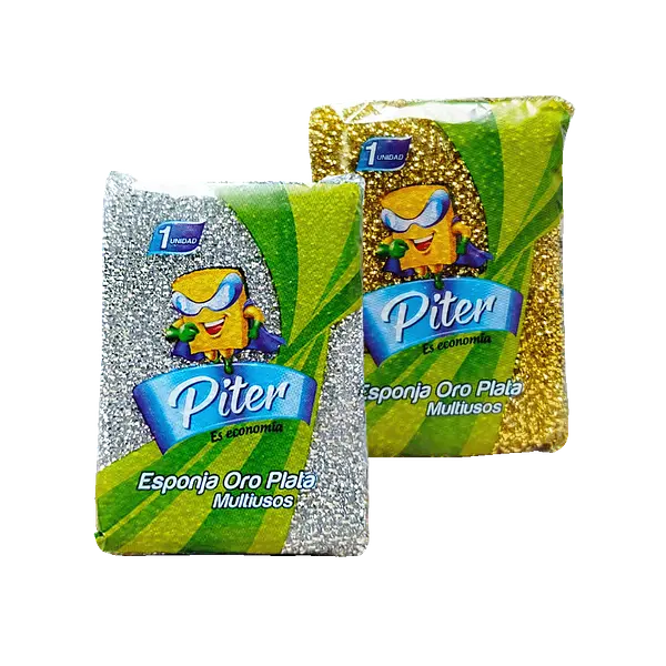 Esponja Oro/Plata Piter