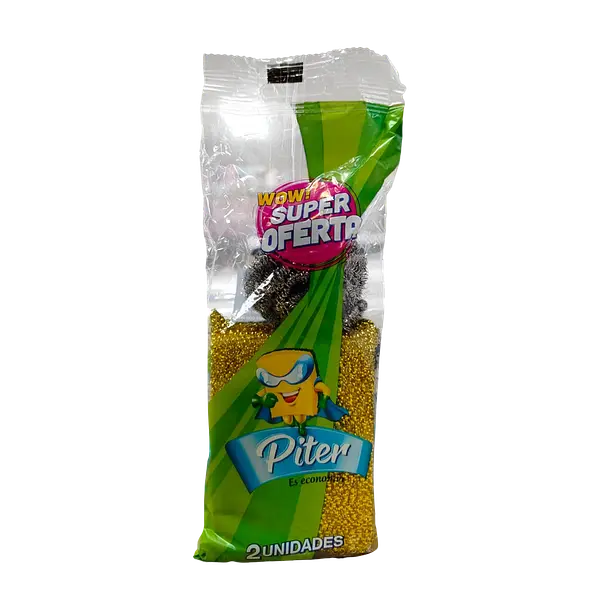 Esponja Kit Oro/Plata+AceroInox Piter
