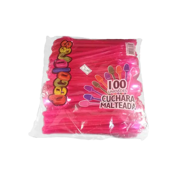 Cucharas Malteada Colores Fayco