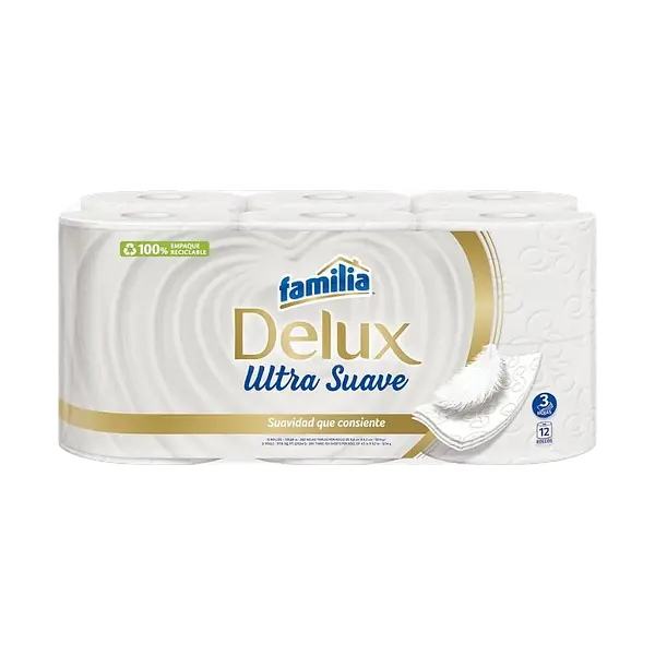 Papel Higienico Suave Delux Familia