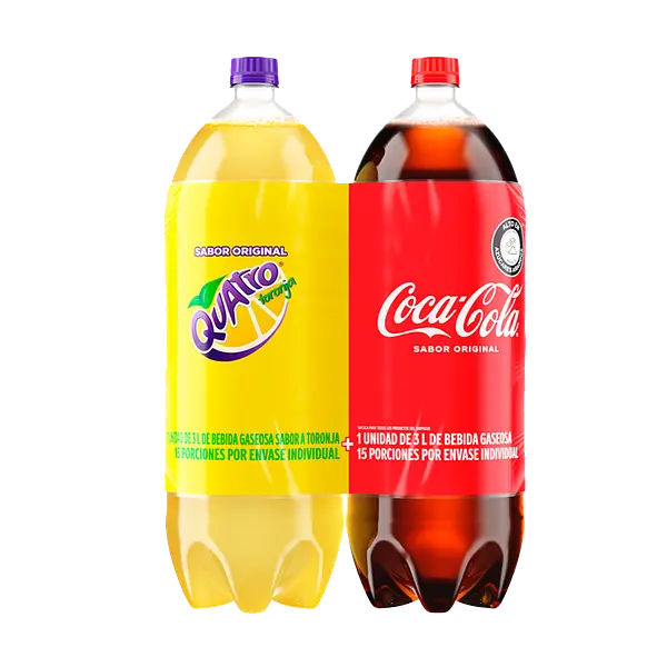 Coca Cola + Quatro Gaseosa