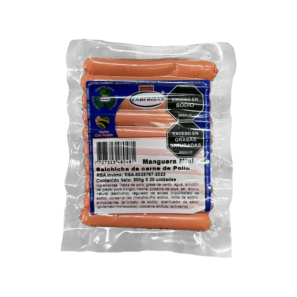 Salchicha Manguera Mini Carfrisan
