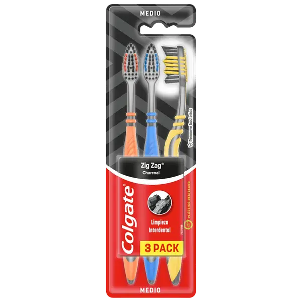 Cepillo Charcol ZigZag Colgate 