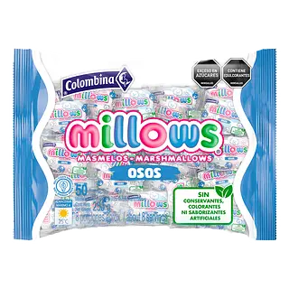 Masmelos Empacados Osos Millows