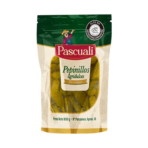 Pepinillos Agridulces En Rodajas Pascuali