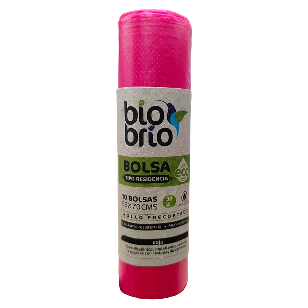 Bolsa Aseo Rollo 55x70 Roja
