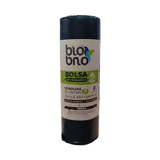 Bolsa Aseo Rollo 55x70 Negra