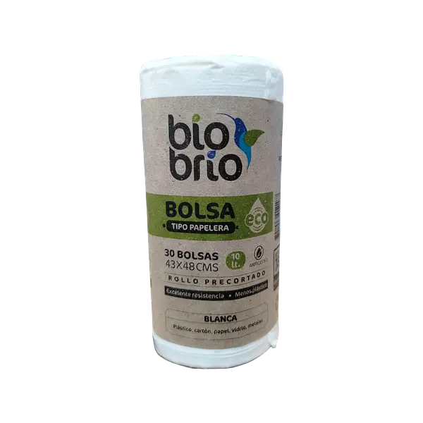 Bolsa Aseo Rollo 43x48 Blanca Papelera