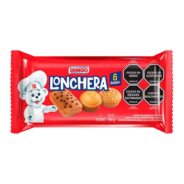 Ponquesitos Lonchera Bimbo