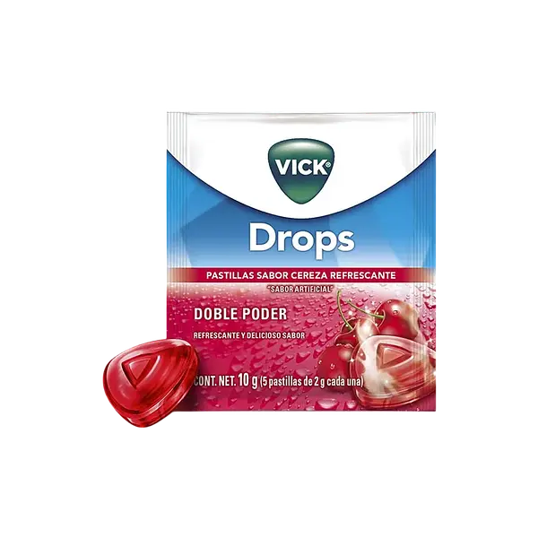 Pastillas Vick Drops Cereza