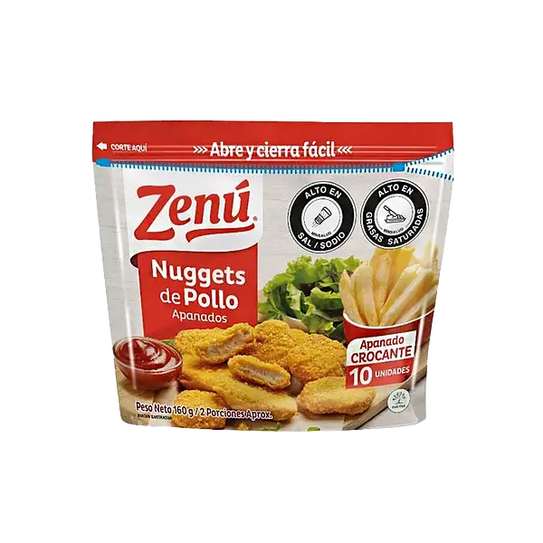 Nuggets De Pollo Apanado Zenu