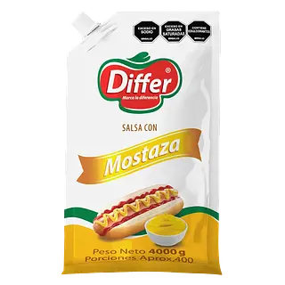 Salsa Mostaza Galon Differ
