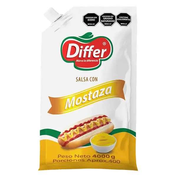 Salsa Mostaza Galon Differ