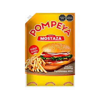 Salsa Mostaza Galon Bolsa Pompeya