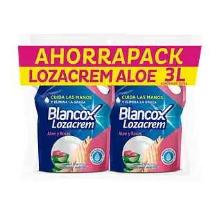 Jabon Liquido Aloe&Rosas LozaCrem