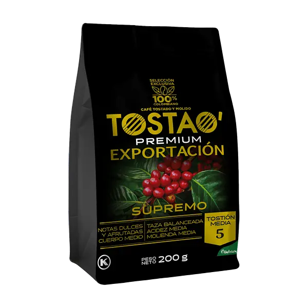 Cafe Supremo Negro Tostao